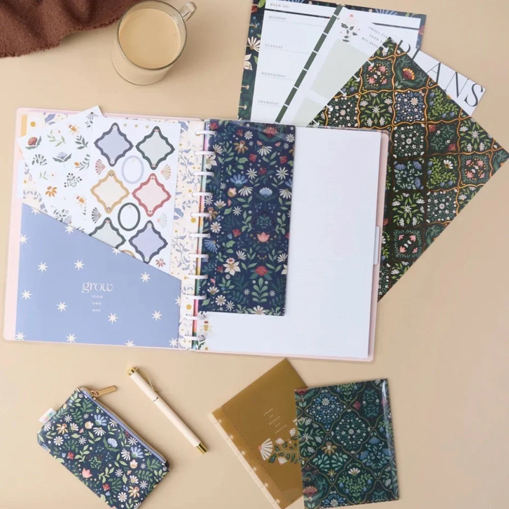 NWT-The Happy Planner BIG PLANNER COMPANION -Forest Flowers